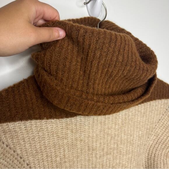 One Teaspoon Stevie Striped Wool Blend Turtleneck Baggy Sweater Size Small - Picture 5 of 9